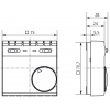 Thermostat mécanique 3 fils RAMSES 701 Theben 7010001