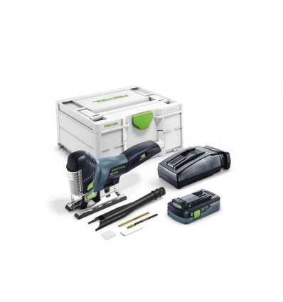 Scie sauteuse sansfil Festool PSC 420 HPC 40 EBIPlus 18 V batterie 4 Ah chargeur Systainer 3