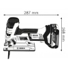 Scie sauteuse sansfil Bosch GST 18 VLI S 18 V 2 batteries Procore 55Ah chargeur coffret LBoxx