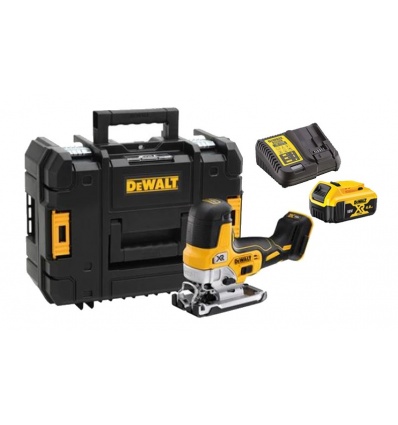 Scie sauteuse Brushless Dewalt DCS335NT 18 V 2 batteries 4 Ah chargeur TSTAK