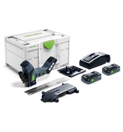 Scie 18V Festool pour matériaux isolants ISC 240 HPC 40 EBIPlus 2 batteries 4 Ah chargeur coffret SYSTAINER 576569