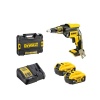 Visseuse plaques de plâtre sansfil Dewalt DCF620P2K 18 V 2 batteries 5 Ah chargeur coffret Tstak