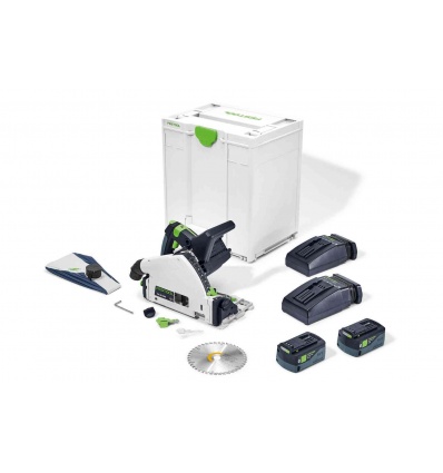 Scie plongeante Festool TSC 55 KEBIPlus XL 36 V 2 batteries 52 Ah 2 chargeurs SYSTAINER3