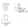 PACK WC CARENE COMPLET ZENTRUM 36L 9012