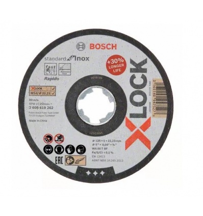 Disque à tronçonner Bosch XLOCK Standard for Inox