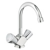 Mélangeur de lavabo monotrou bec pivotant Grohe Costa S