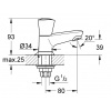 Robinet de lavabo monofluide Grohe Costa S