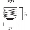 Lampe TOLEDO GLS Sylvania A68 E27 Blanc 0029599