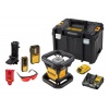 Niveau laser rotatif rouge sansfil à double pente Dewalt DCE079D1R 18 V batterie 2 Ah chargeur