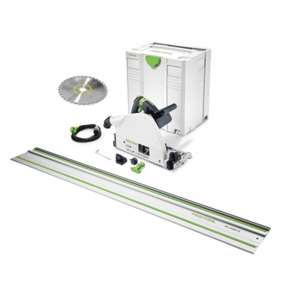 Scie plongeante Festool TS 75 EBQPlus 1600 W rail de guidage FS 14002 coffret SYSTAINER SYS 5 561512