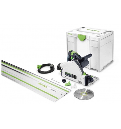 Scie plongeante Festool TS 55 REBQPlus 1200 W rail de guidage FS 14002 Systainer Sys3