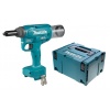 Riveteuse sansfil Makita DRV250ZJ 18 V sans batterie ni chargeur coffret MAKPAC 3