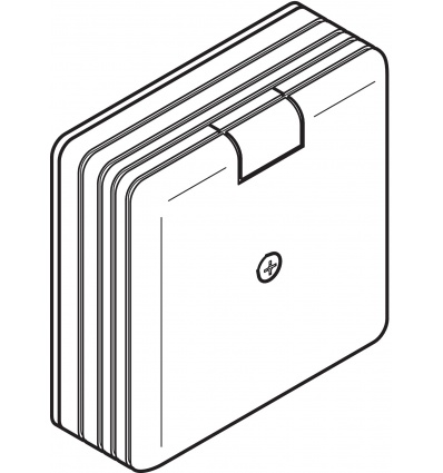 Boitier de dérivation pour AXISMS 80X80X35mm REHAU 265686