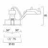 Kit inset LUMIANCE Sylvania QPAR51 50 W GU10 3073500