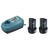 Pack 2 outils sansfil Makita LCT204J DF330D TD090D 2 batteries 13 Ah Makpac