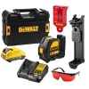 Niveau laser croix rouge sansfil Dewalt XR DCE088D1R 108 V batterie 2 Ah chargeur TSTAK