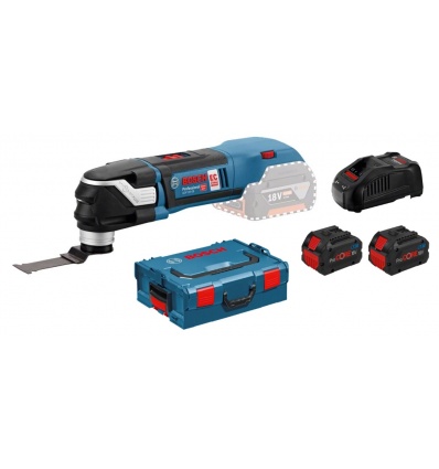 Découpeurponceur sansfil Bosch GOP 18 V28 18 V 2 batteries Procore 8Ah chargeur LBoxx