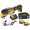 Scie oscillante sansfil Dewalt XR DCS356P2 18 V 2 batteries 5 Ah chargeur accessoires