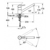 Mitigeur évier bec bas Grohe CONCETTO