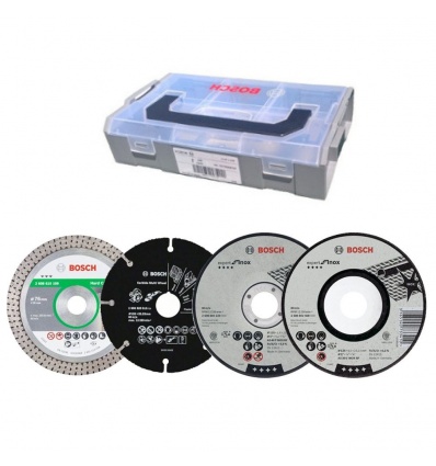 Coffret mini LBoxx 9 disques Ø76mm BOSCH 06159975VC