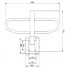 Barriere de parking B600 FLEXY GALVA