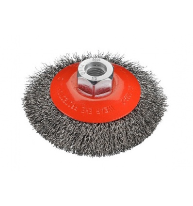 Brosse conique fil acier ondulé Osborn KBW M14 100 mm 2008512161