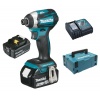 Visseuse à chocs sansfil Makita DTD154RTJ 18 V 2 batteries 5 Ah BL1850B chargeur Makpac 2