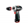 Perceusevisseuse Metabo 12 V POWERMAXX BS BL Q 2 batteries 2 Ah chargeur coffret 601749500