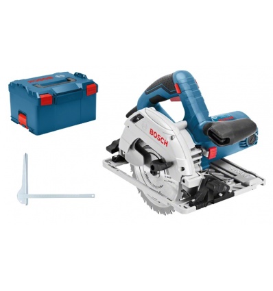 Scie circulaire Bosch GKS 55 GCE 1350 W coffret LBOXX