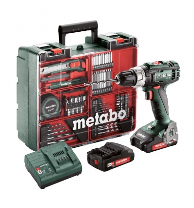 Perceusevisseuse sans fil Metabo BS 18 L Set 18 V 2 batterires 2 Ah chargeur