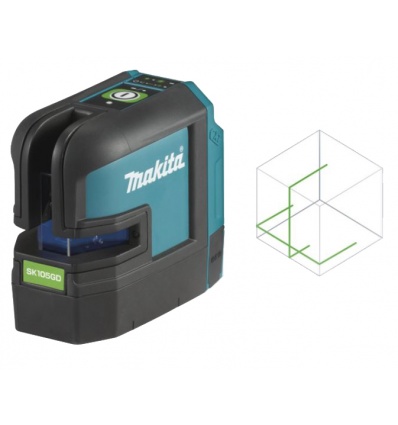 Laser croix Makita CXT LiIon SK105GDZ 12 V sans batterie ni chargeur