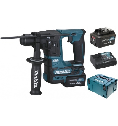 Perforateur SDS Makita HR166DSMJ 12 V 2 batteries 4 Ah chargeur MAKPAK