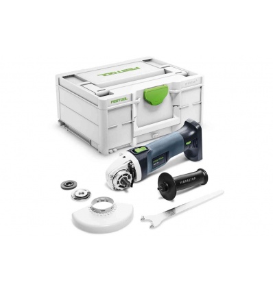 Meuleuse dangle sans fil Festool AGC 18125 EBBasic 18 V sans batterie ni chargeur coffret Systainer Sys3 M 187