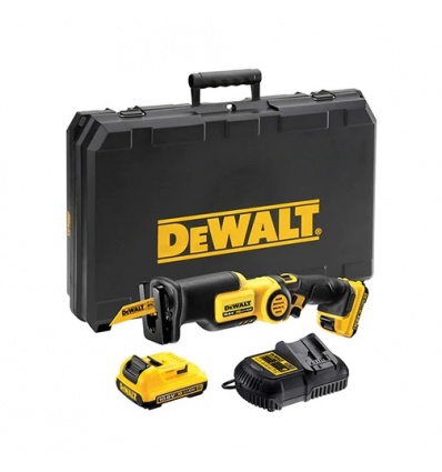 Scie sabre sansfil XR Dewalt DCS310D2 108 V 2 batteries 2 Ah chargeur