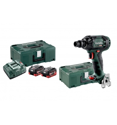 Visseuse à choc 18V Metabo SSW 18 LTX 300 BL 2 batteries 55 Ah chargeur MetaLoc 602395660