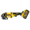 Meuleuse sansfil 20 XR Flexvolt Dewalt DCG418X2 54 V 2 batteries 3 Ah chargeur Tstak II