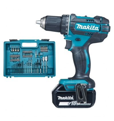 Perceusevisseuse 18V Makita DDF482RFX1 2 batteries 3 Ah chargeur coffret avec accessoires