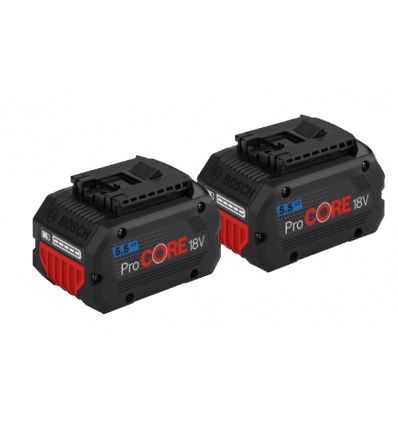 Pack 18 V 2 batteries 55 Ah Bosch ProCORE