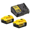 Scie sauteuse sansfil Dewalt DCS335P2 18 V 2 batteries 5 Ah chargeur coffret Tstak