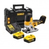 Scie sauteuse sansfil Dewalt DCS335P2 18 V 2 batteries 5 Ah chargeur coffret Tstak