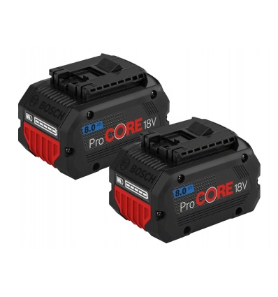 Pack de 2 batteries ProCore Bosch 18 V 80 Ah LiIon Professional