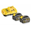 Perforateur Burineur SDS Dewalt DCH323T2 54 V 2 batteries 60 Ah Fllexvolt chargeur TSTAK