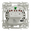 Lot de 10 prises de courant ODACE Schneider Electric 2PT Blanc à vis 2 connexions rapides par pôle SHN0412846