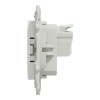 Lot de 10 prises de courant ODACE Schneider Electric 2PT Blanc à vis 2 connexions rapides par pôle SHN0412846