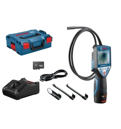 Caméra dinspection Bosch GIC 120 C Professional 12 V batterie 2 Ah chargeur LBOXX 0601241201