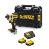 Visseuse à chocs sansfil 18 V XR Brushless Dewalt DCF887NT 2 batteries 5 Ah chargeur TStak