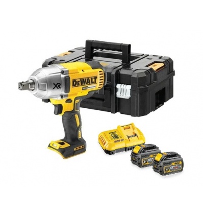 Boulonneuse à chocs 18V Dewalt DCF899T2 18 V 2 batteries 6 Ah chargeur Tstak