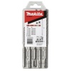 Coffret 5 Forets SDSPlus Makita 4 taillants TCT NEMESIS II