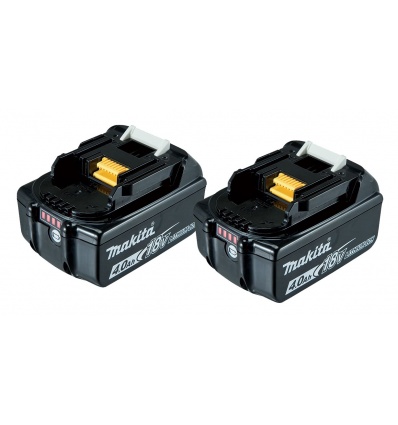 Pack de 2 batteries Makita MAKSTAR LiIon 18 V 40 Ah BL1840B