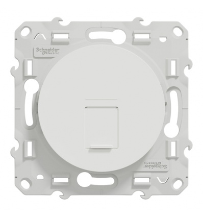 Prise RJ45 ODACE Schneider Electric grade 3 catégorie 6 STP à vis nouveau modèle S520476